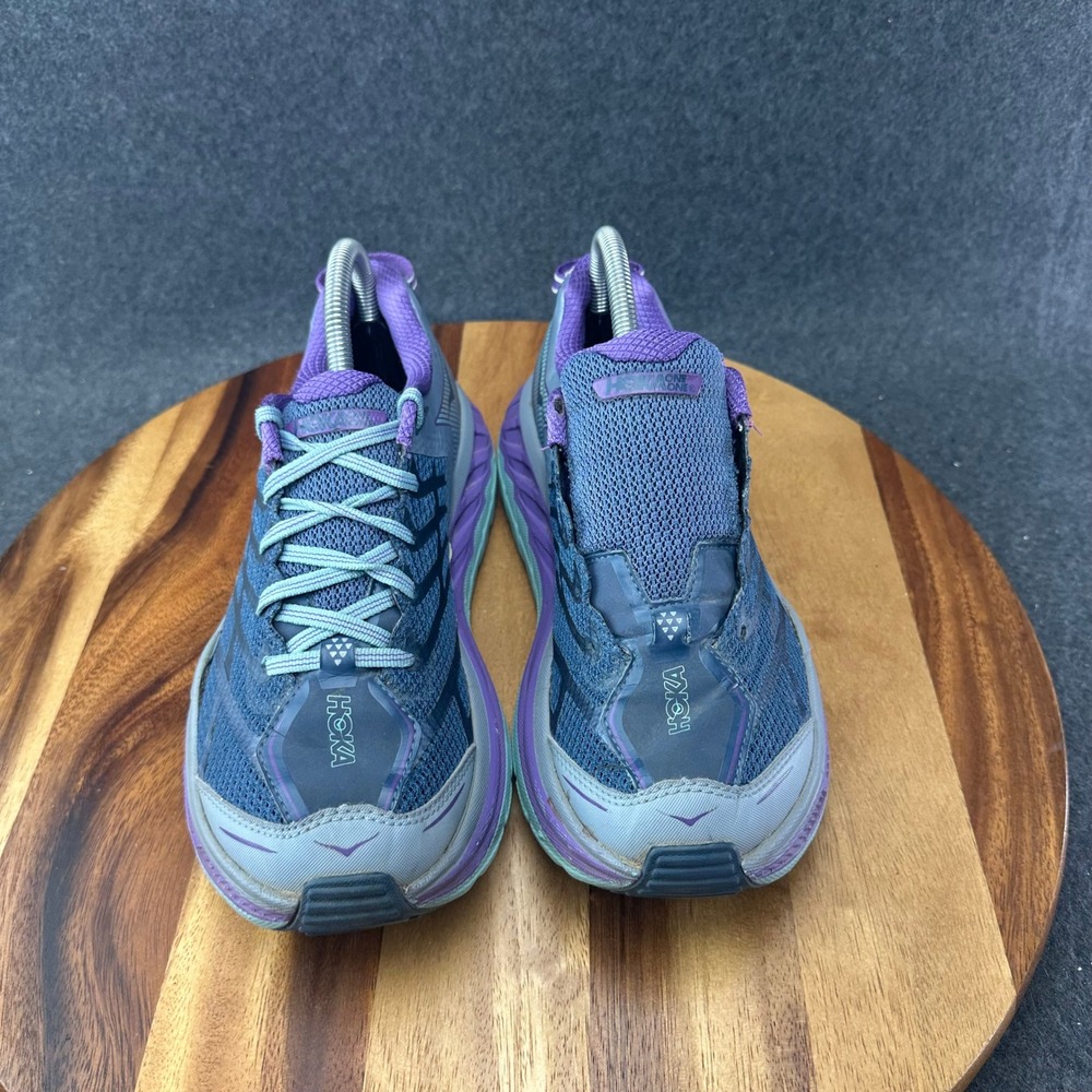 Hoka One One Stinson ATR 4 Womens 7.5 Running Shoes Navy Violet 1016789 TVIN - Picture 5 of 16